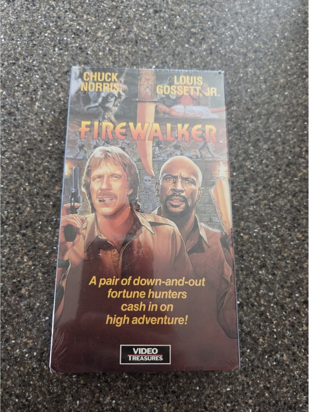 Firewalker VHS Sealed Media Watermarks  Cannon 1987 Chuck Norris